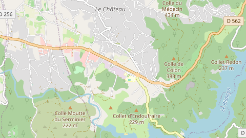 Carte de localisation de l'évènement
