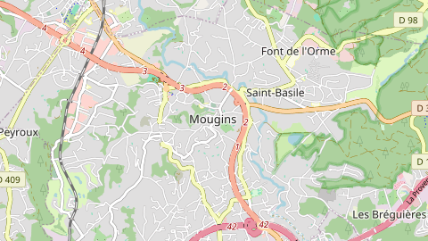 Carte de localisation de l'évènement