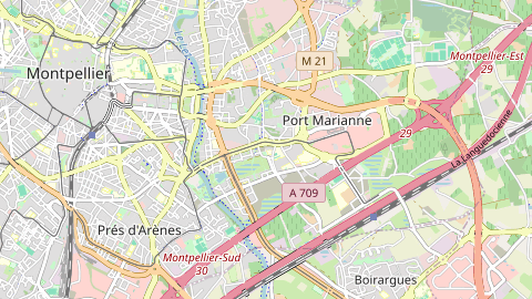 Carte de localisation de l'évènement