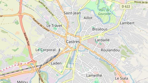 Carte de localisation de l'évènement