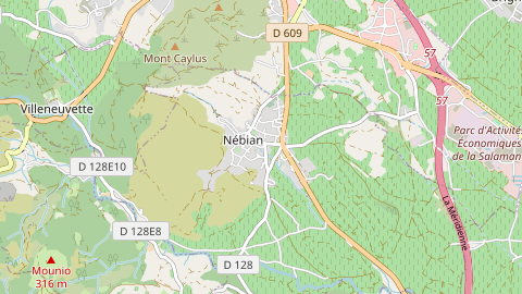 Carte de localisation de l'évènement