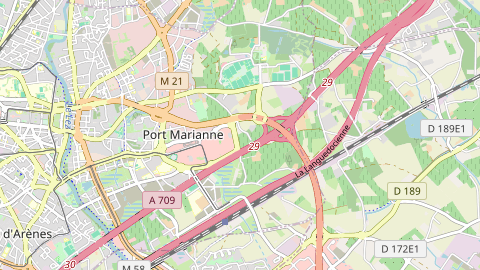 Carte de localisation de l'évènement