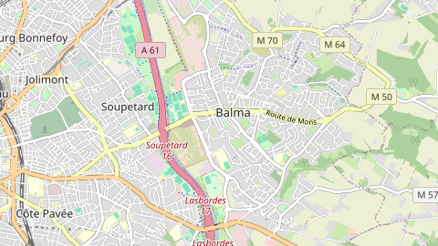 Carte de localisation de l'évènement