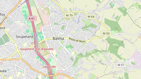 Carte de localisation de l'évènement