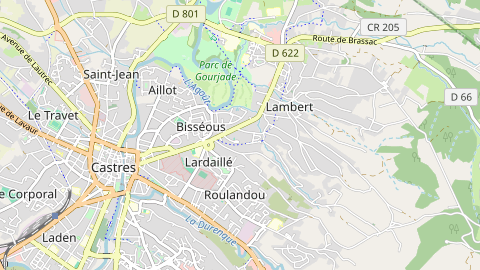 Carte de localisation de l'évènement