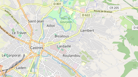 Carte de localisation de l'évènement