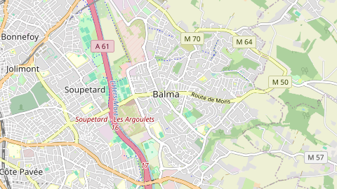 Carte de localisation de l'évènement