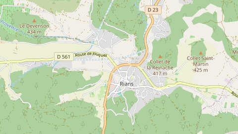 Carte de localisation de l'évènement