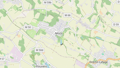 Carte de localisation de l'évènement