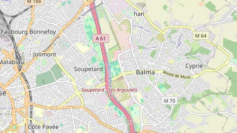 Carte de localisation de l'évènement