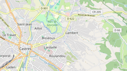 Carte de localisation de l'évènement
