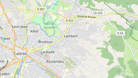Carte de localisation de l'évènement