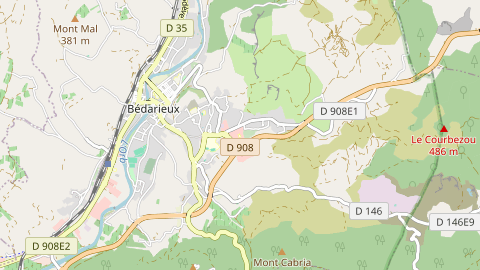 Carte de localisation de l'évènement