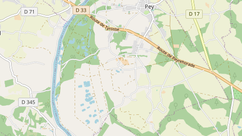Carte de localisation de l'évènement