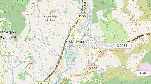 Carte de localisation de l'évènement