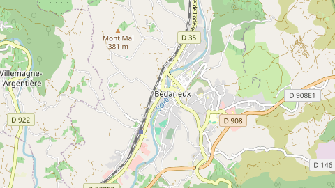 Carte de localisation de l'évènement