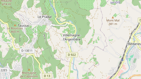Carte de localisation de l'évènement