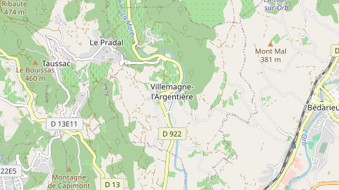 Carte de localisation de l'évènement