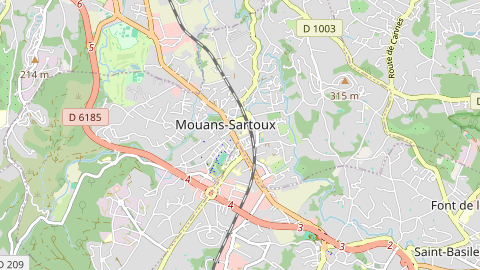 Carte de localisation de l'évènement