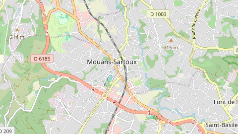 Carte de localisation de l'évènement