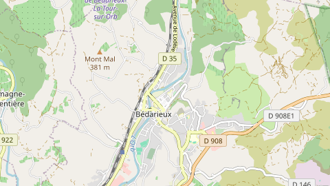 Carte de localisation de l'évènement