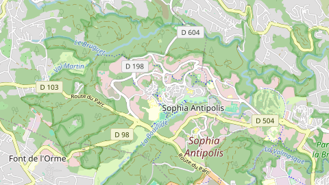 Carte de localisation de l'évènement