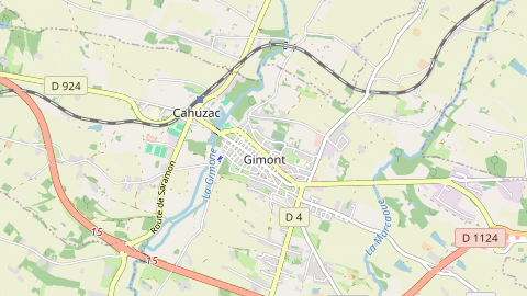 Carte de localisation de l'évènement