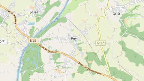 Carte de localisation de l'évènement