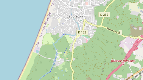Carte de localisation de l'évènement