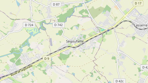 Carte de localisation de l'évènement