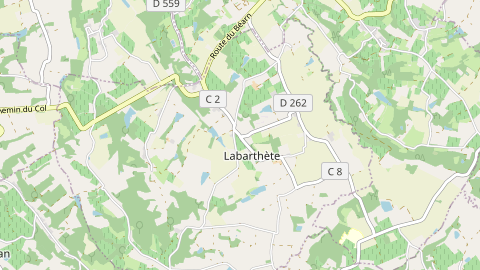 Carte de localisation de l'évènement
