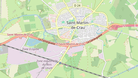 Carte de localisation de l'évènement