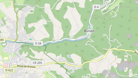 Carte de localisation de l'évènement