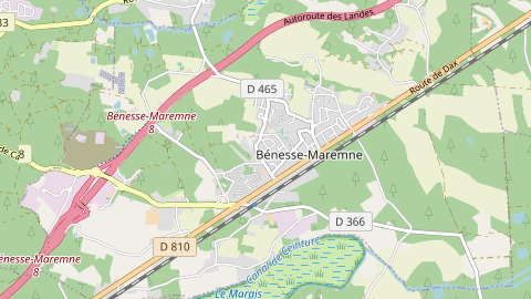 Carte de localisation de l'évènement