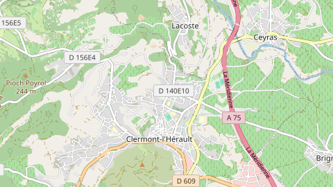 Carte de localisation de l'évènement