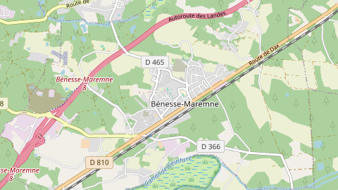 Carte de localisation de l'évènement