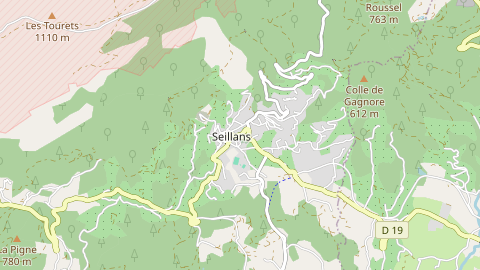 Carte de localisation de l'évènement