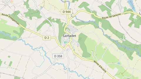 Carte de localisation de l'évènement