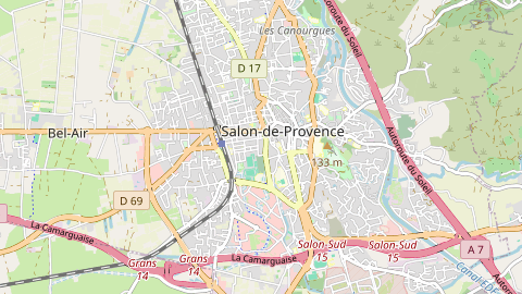 Carte de localisation de l'évènement