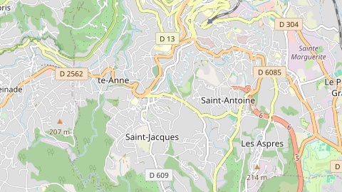 Carte de localisation de l'évènement