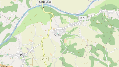 Carte de localisation de l'évènement