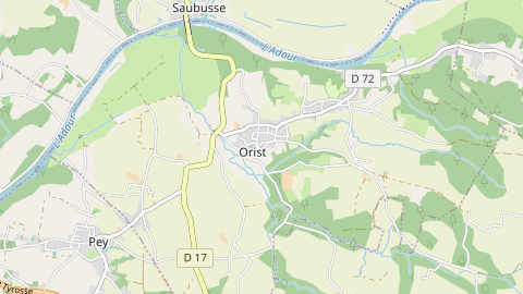 Carte de localisation de l'évènement