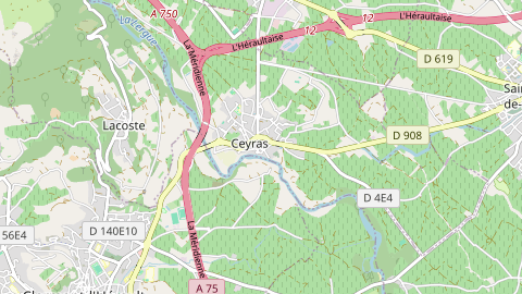 Carte de localisation de l'évènement