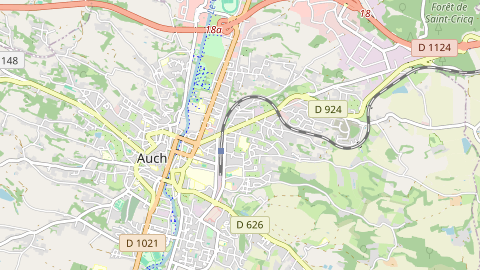 Carte de localisation de l'évènement