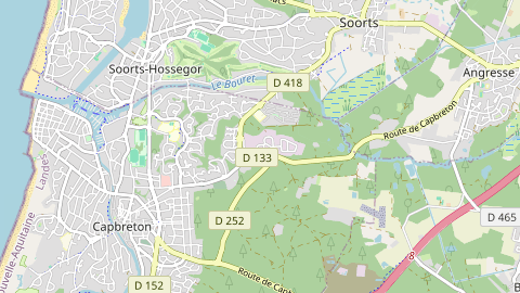 Carte de localisation de l'évènement