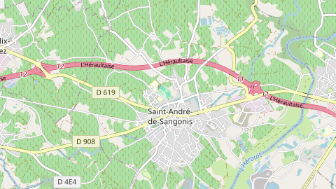 Carte de localisation de l'évènement