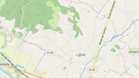 Carte de localisation de l'évènement