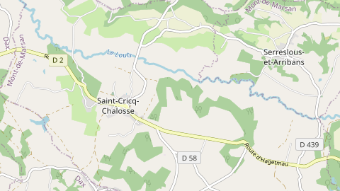 Carte de localisation de l'évènement