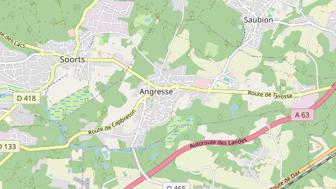 Carte de localisation de l'évènement