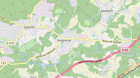 Carte de localisation de l'évènement